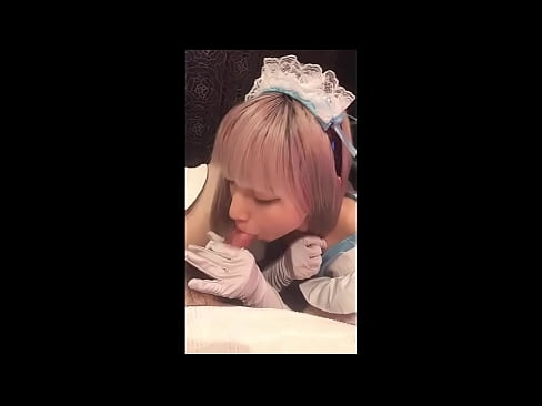 ❤️ Japonský idol [mayuka], kostým francúzskej slúžky, časť 1, fajčenie a honenie s pleťovým mliekom Šukanie na sk.thebestfetishsites.ru ❌️